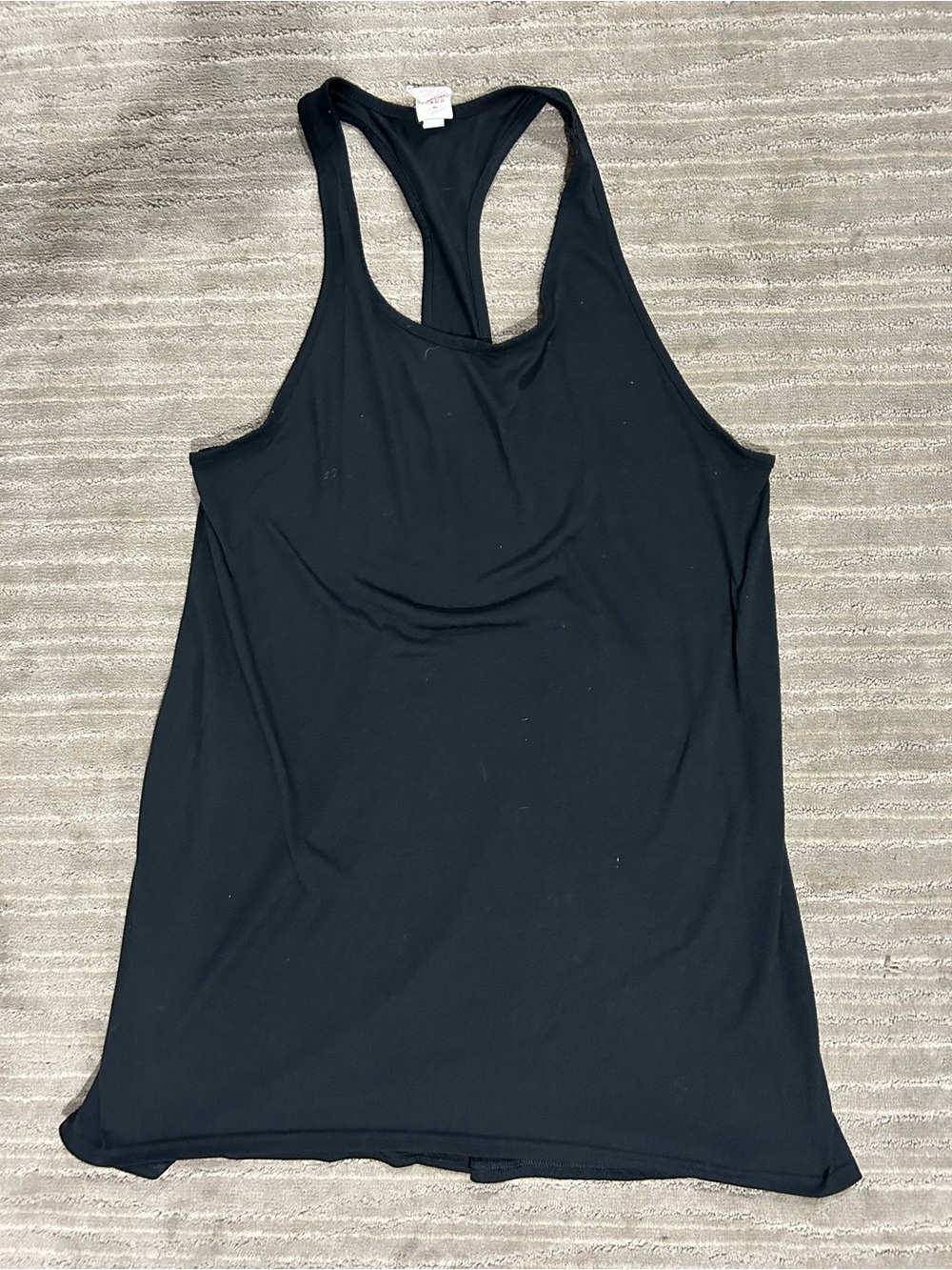 OP Black Halter Tank Top Swim Suit Cover Up Sz XL 15 / 17 Ocean Pacific